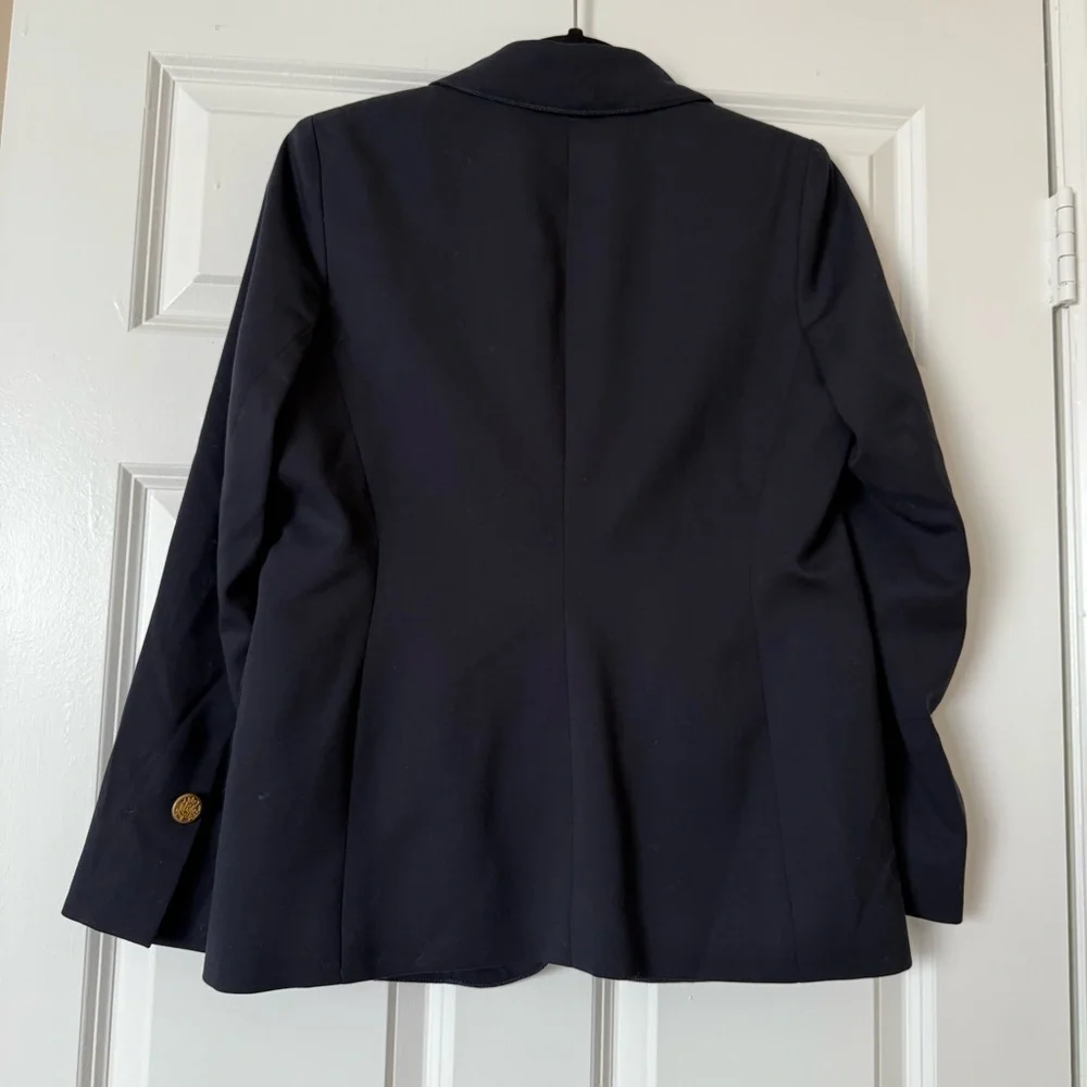 Austin Reed Wool Academia Single Button Navy Blazer Size Medium